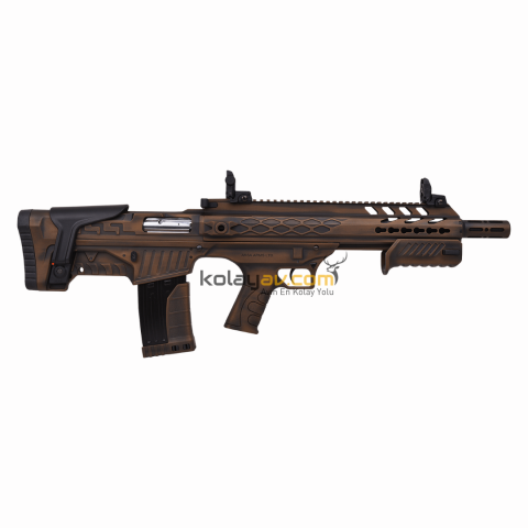 Aksa Crossfire T12 Bronz Eskitme Bullpup Çift Sistem 12 Kalibre Yarı Otomatik Av Tüfeği