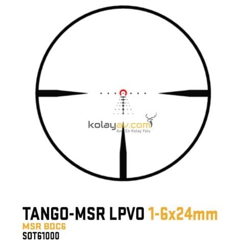 Sig Sauer TANGO-MSR LPVO 1-6x24 FFP Tüfek Dürbünü