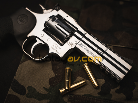 ASG Dan Wesson 715 4 İnc Revolver Toplu Havalı Tabanca (Pellet)