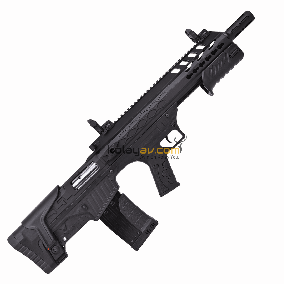 Aksa Crossfire T12 Siyah Bullpup Çift Sistem 12 Kalibre Yarı Otomatik Av Tüfeği
