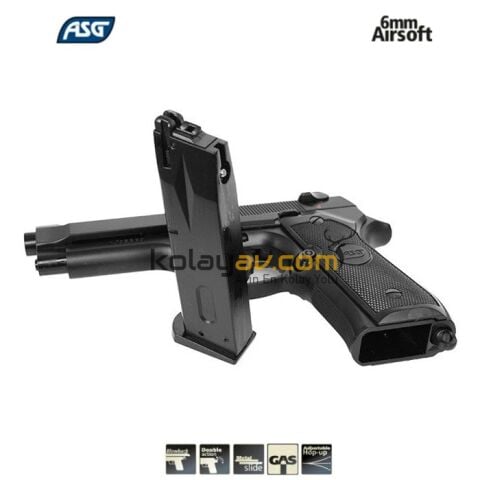 ASG M9 Heavy Weight Blowback Airsoft Tabanca (Green Gas)