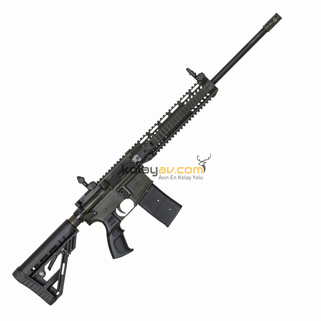 Aksa Crossfire T-14 Yeşil Eskitme 36 Kalibre Şarjörlü Otomatik Av Tüfeği