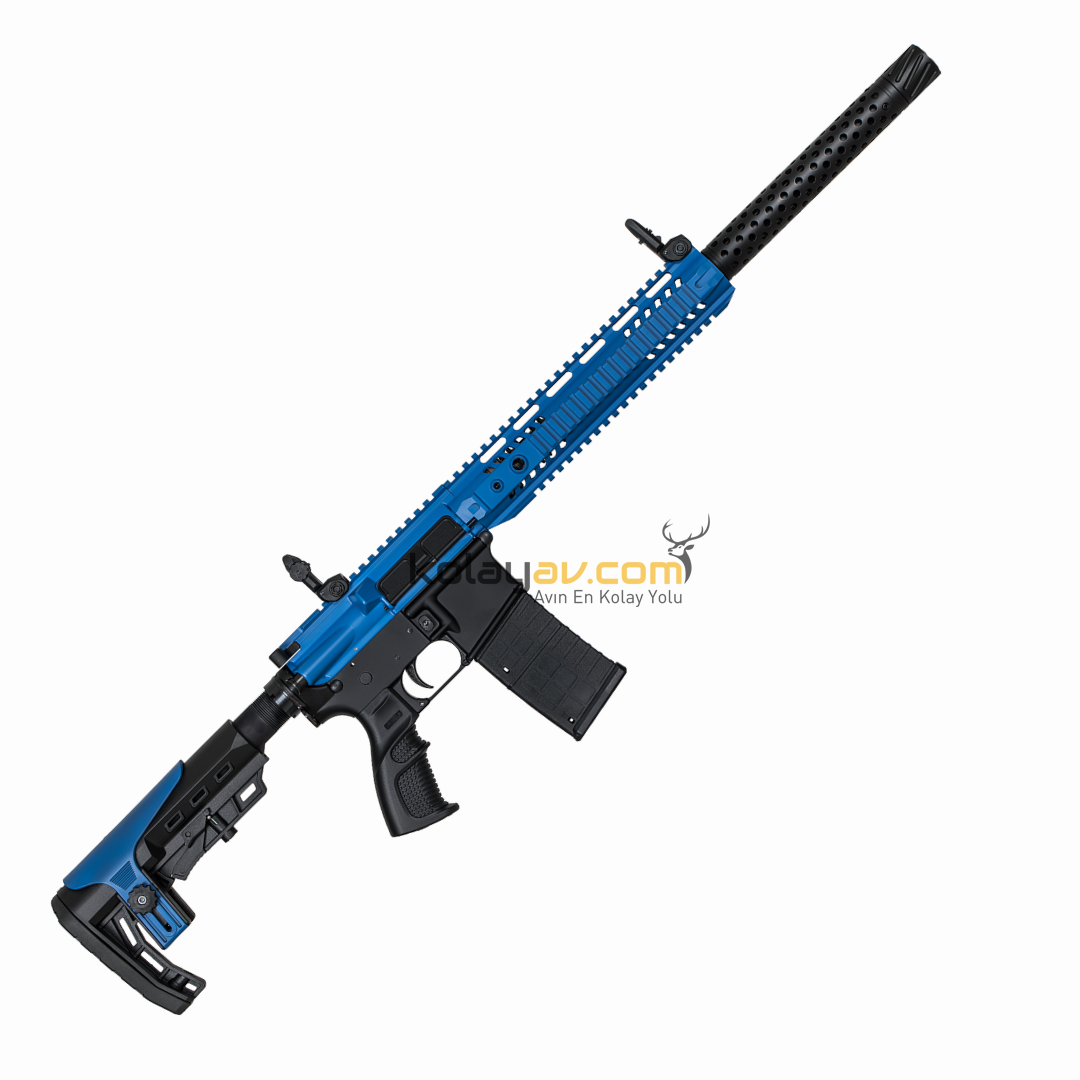 Aksa Crossfire T-14 Mavi Siyah 36 Kalibre Şarjörlü Otomatik Av Tüfeği