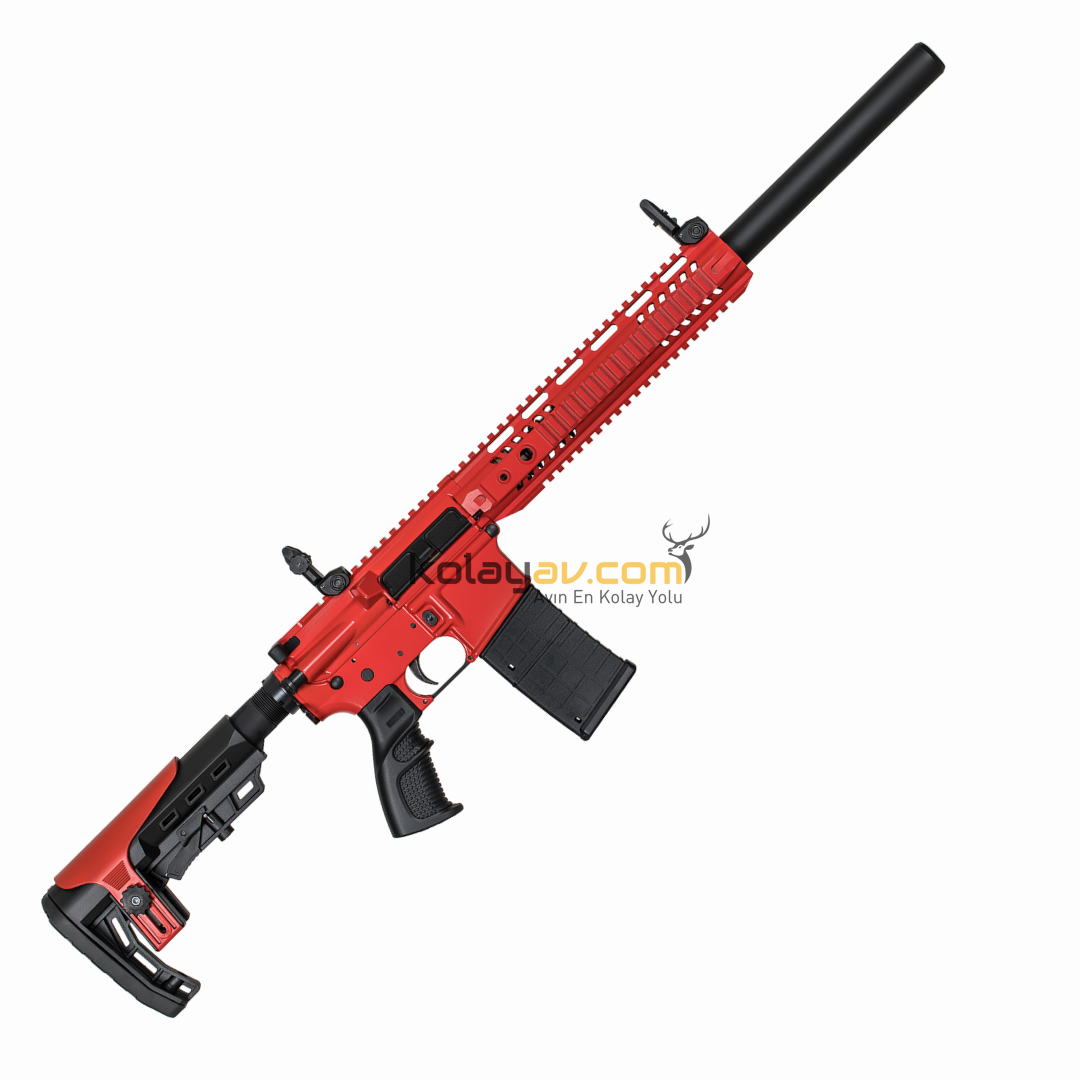 Aksa Crossfire T-14 Kırmızı 36 Kalibre Şarjörlü Otomatik Av Tüfeği