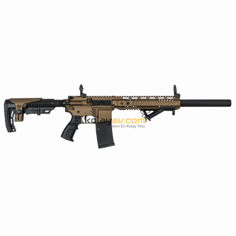 Aksa Crossfire T-14 Tan Giydirmeli 36 Kalibre Şarjörlü Otomatik Av Tüfeği