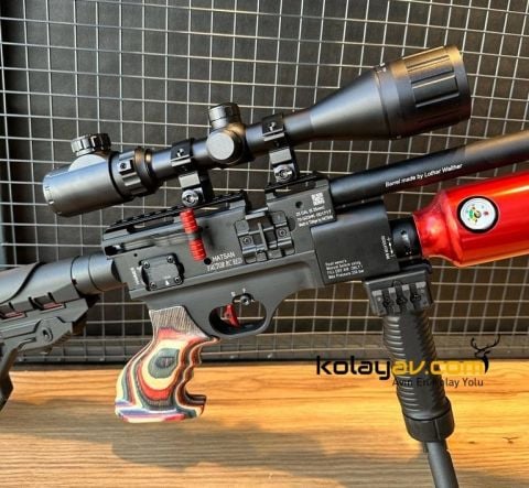 Hatsan Factor RC Red PCP Havalı Tüfek, 6.35 mm (Dürbünlü)