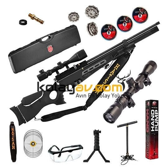Hatsan BT65 SB PCP Havalı Tüfek 5.5 mm - Dürbün + Pompa (Full Set)