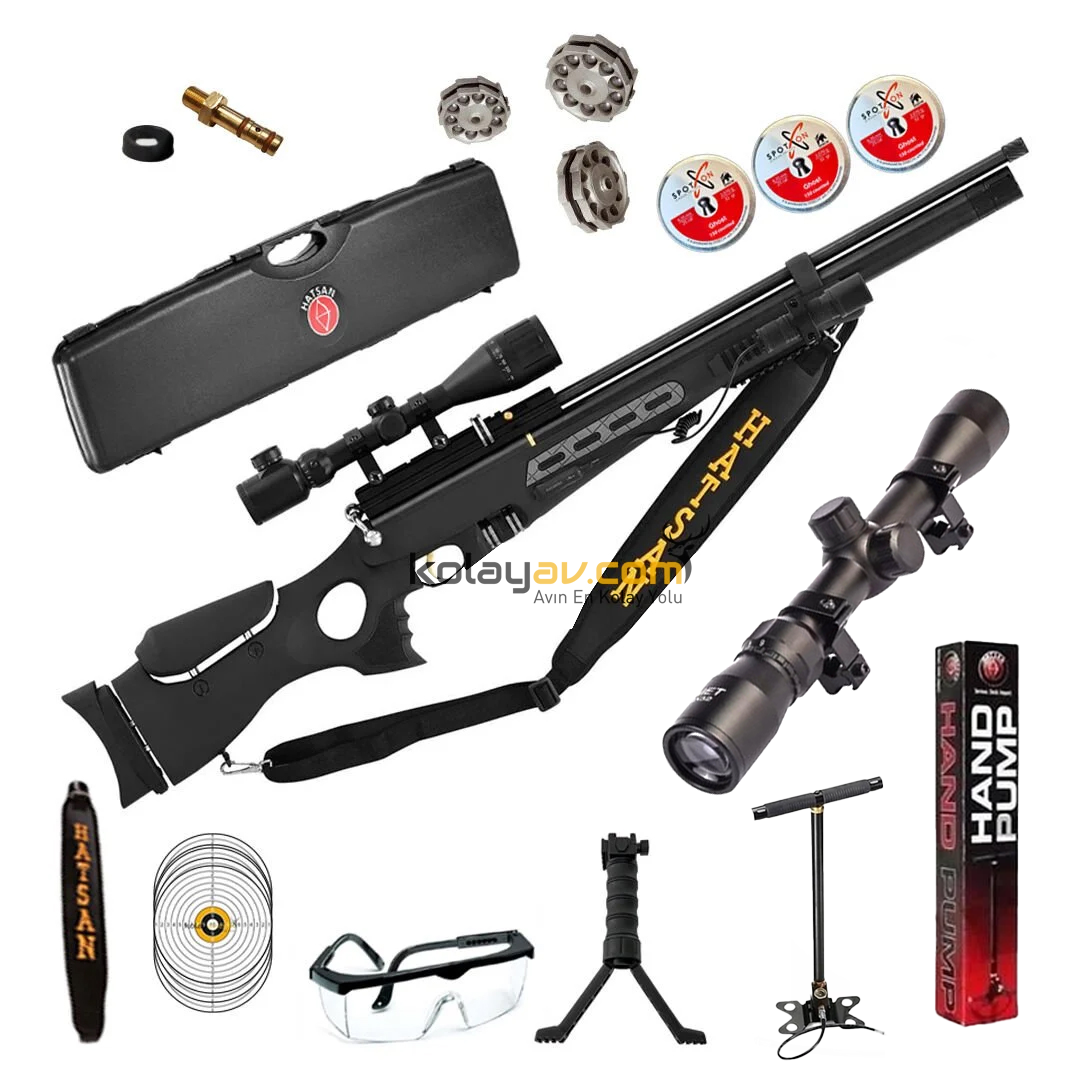 Hatsan BT65 SB PCP Havalı Tüfek 6.35 mm - Dürbün + Pompa (Full Set)