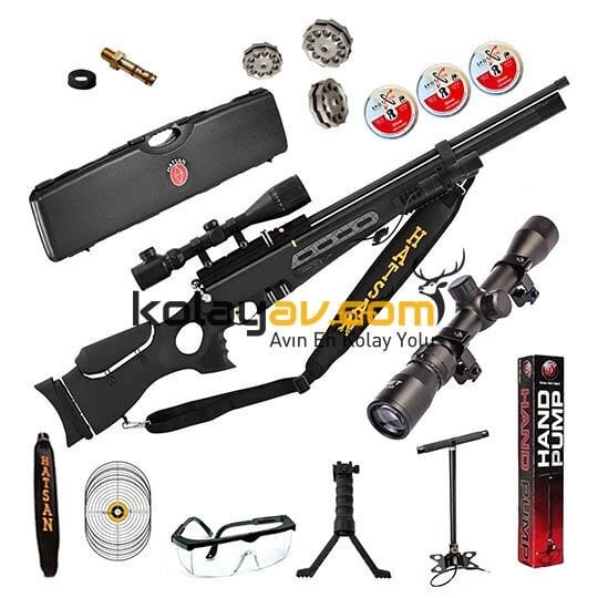 Hatsan BT65 SB PCP Havalı Tüfek 6.35 mm - Dürbün + Pompa (Full Set)