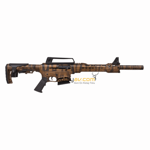 Aksa Arms CF-12 Bronz Kamuflaj 12 Kalibre Şarjörlü Otomatik Av Tüfeği