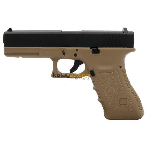 We Glock 17 Gen3 Tan Blowback Havalı Tabanca