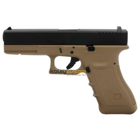 We Glock 17 Gen3 Tan Blowback Havalı Tabanca