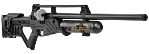 Hatsan Blitz Full AUTO 6.35 mm FFP Dürbün + Scuba PCP Havalı Tüfek (Carbon Full Set)