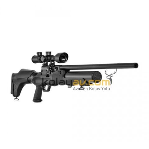 Hatsan Hercules 666 QE 6.35mm FFP Dürbün + Scuba PCP Havalı Tüfek (Carbon Set)