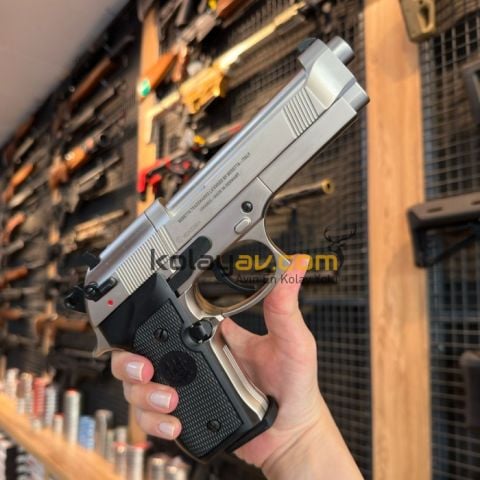 UMAREX Beretta M92 FS Nikel Havalı Tabanca (Pellet)