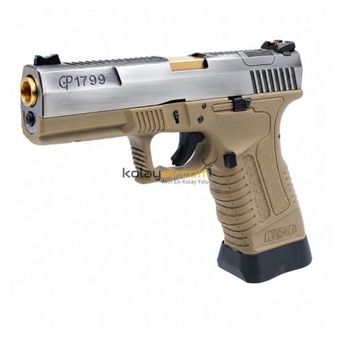 WE GP1799 T4 Çift Renk Blowback Airsoft Tabanca (Greengas)