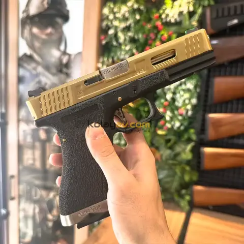 WE Glock 17 TG Çift Renk Blowback Airsoft Tabanca (Greengas)