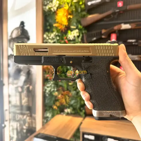 WE Glock 17 TG Çift Renk Blowback Airsoft Tabanca (Greengas)