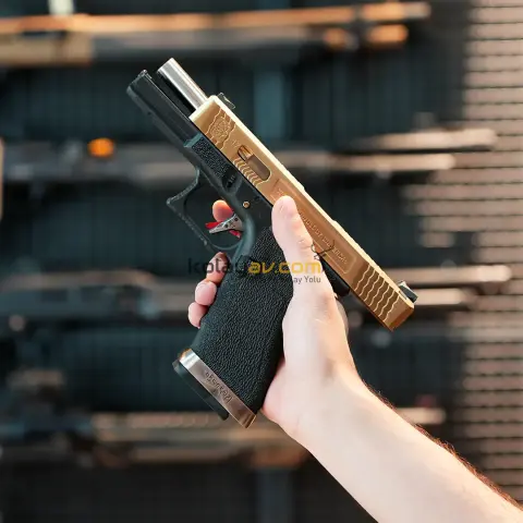 WE Glock 17 TG Çift Renk Blowback Airsoft Tabanca (Greengas)