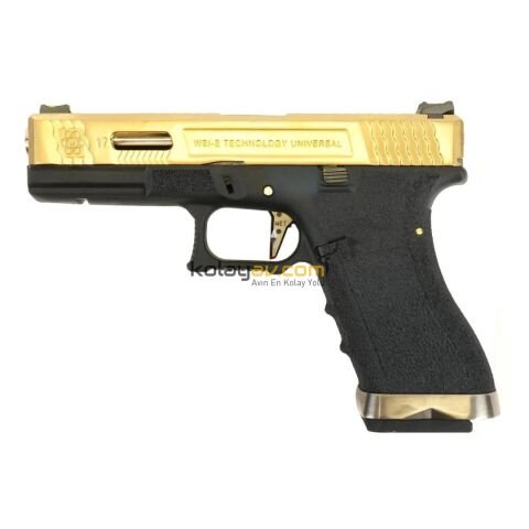 WE Glock 17 TG Çift Renk Blowback Airsoft Tabanca (Greengas)