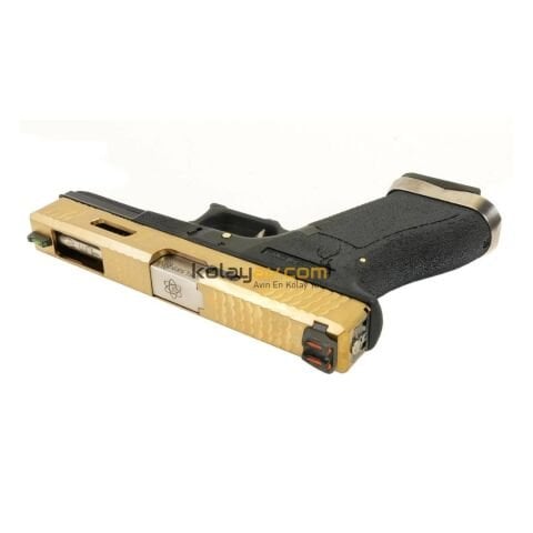 WE Glock 17 TG Çift Renk Blowback Airsoft Tabanca (Greengas)