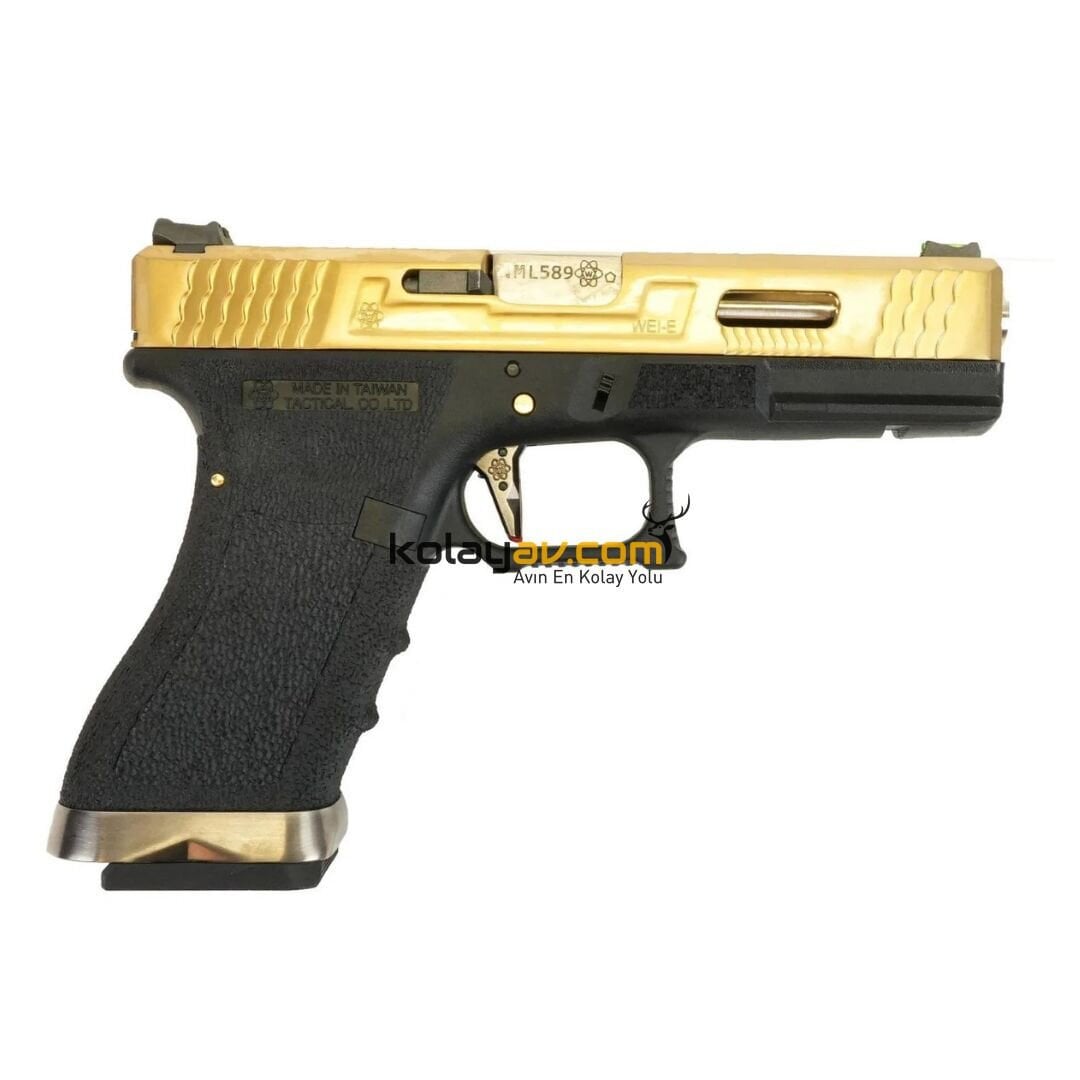 WE Glock 17 TG Çift Renk Blowback Airsoft Tabanca (Greengas)