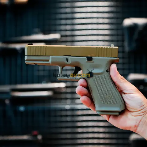 WE Glock 17 F Serisi Gen5 Tan Blowback Airsoft Tabanca (Greengas)