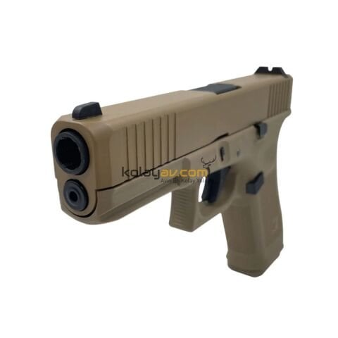WE Glock 17 F Serisi Gen5 Tan Blowback Airsoft Tabanca (Greengas)