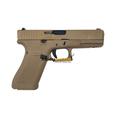 WE Glock 17 F Serisi Gen5 Tan Blowback Airsoft Tabanca (Greengas)
