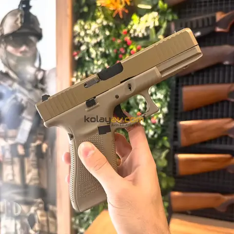 WE Glock 17 F Serisi Gen5 Tan Blowback Airsoft Tabanca (Greengas)