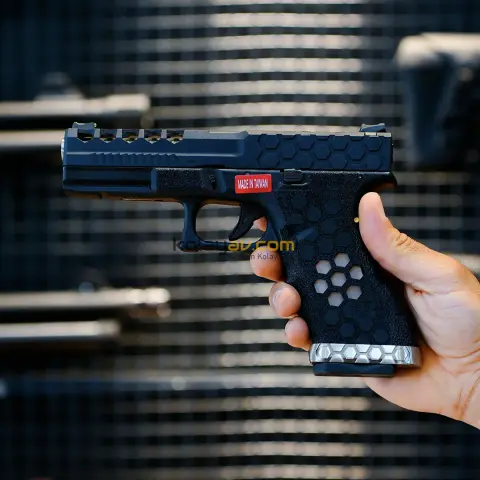 AW Custom Glock 17 HEX-CUT Blowback Airsoft Tabanca (Greengas)