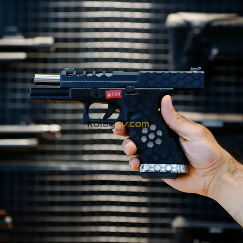 AW Custom Glock 17 HEX-CUT Blowback Airsoft Tabanca (Greengas)