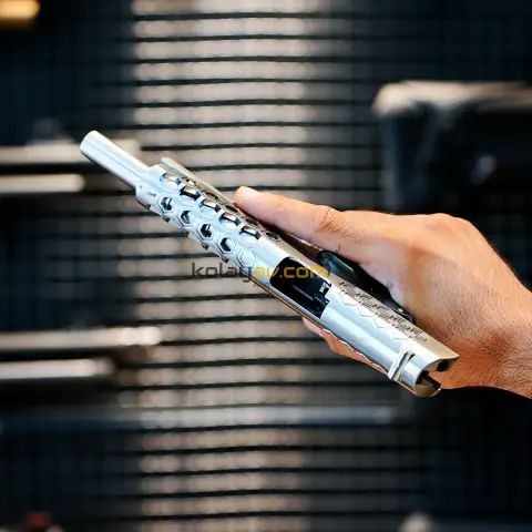 WE 1911 Hex-Cut SV Gümüş Blowback Airsoft Tabanca (Greengas)