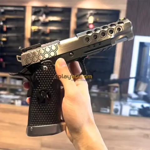 AW Custom 5.1 HEX-CUT Blowback Airsoft Tabanca (Greengas)