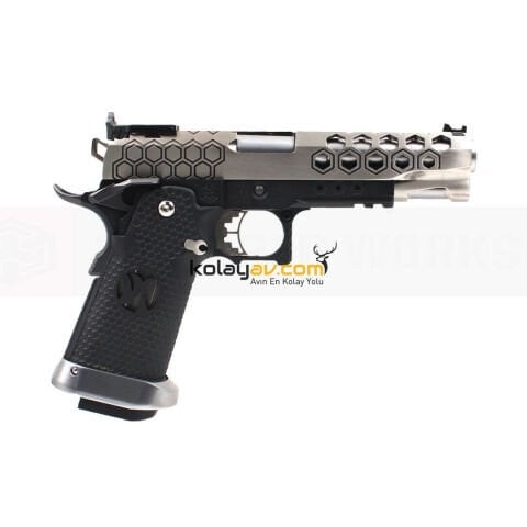 AW Custom 5.1 HEX-CUT Blowback Airsoft Tabanca (Greengas)