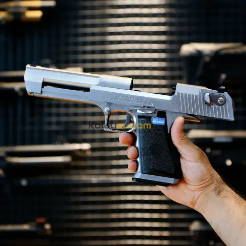 WE AW Desert Eagle .50AE Gümüş Blowback Airsoft Tabanca (Greengas)