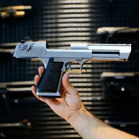 WE AW Desert Eagle .50AE Gümüş Blowback Airsoft Tabanca (Greengas)