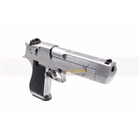 WE AW Desert Eagle .50AE Gümüş Blowback Airsoft Tabanca (Greengas)