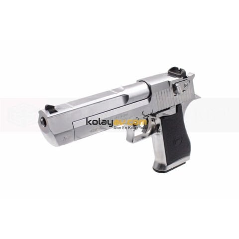 WE AW Desert Eagle .50AE Gümüş Blowback Airsoft Tabanca (Greengas)