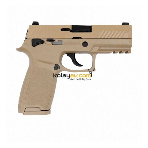 WE F18 Tan Yarı Otomatik Blowback Airsoft Tabanca (Greengas)