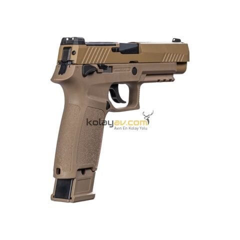 WE F17 Tan Yarı Otomatik Blowback Airsoft Tabanca (Greengas)