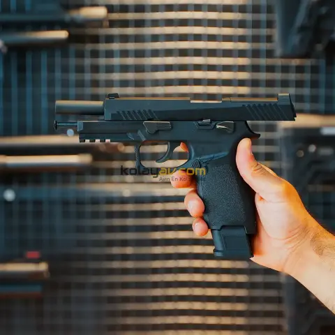WE F17 Yarı Otomatik Blowback Airsoft Tabanca (Greengas)