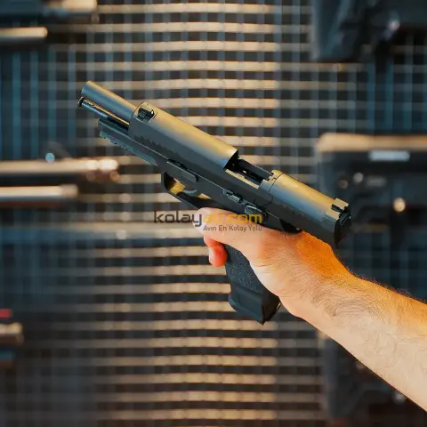 WE F17 Yarı Otomatik Blowback Airsoft Tabanca (Greengas)