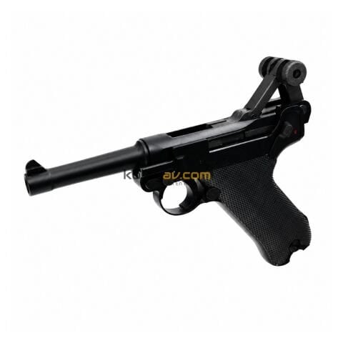 WE P08 Luger 4'' Full Metal Blowback Airsoft Tabanca (Greengas)