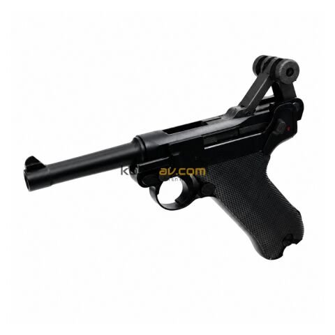 WE P08 Luger 4'' Full Metal Blowback Airsoft Tabanca (Greengas)