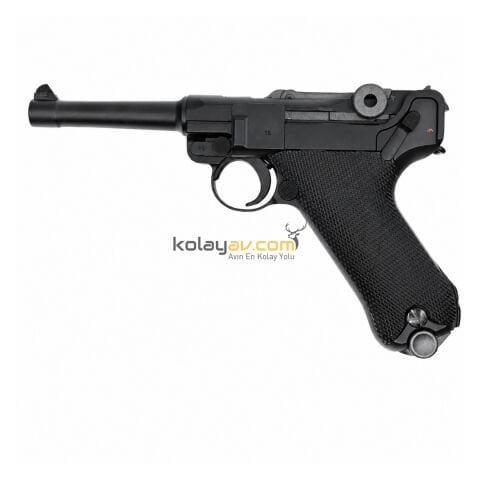 WE P08 Luger 4'' Full Metal Blowback Airsoft Tabanca (Greengas)