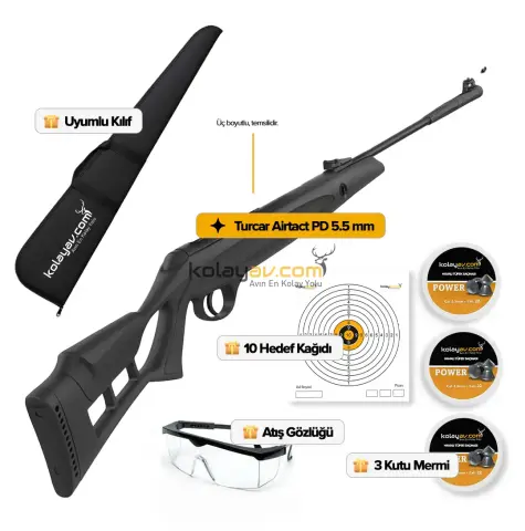 Hatsan Turcar Airtact PD Havalı Tüfek, 5.5mm (Striker Edge)
