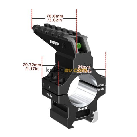 DiscoveryOpt DGPR3 30mm 1.05 İnç Terazili Dürbün Montaj Ayağı