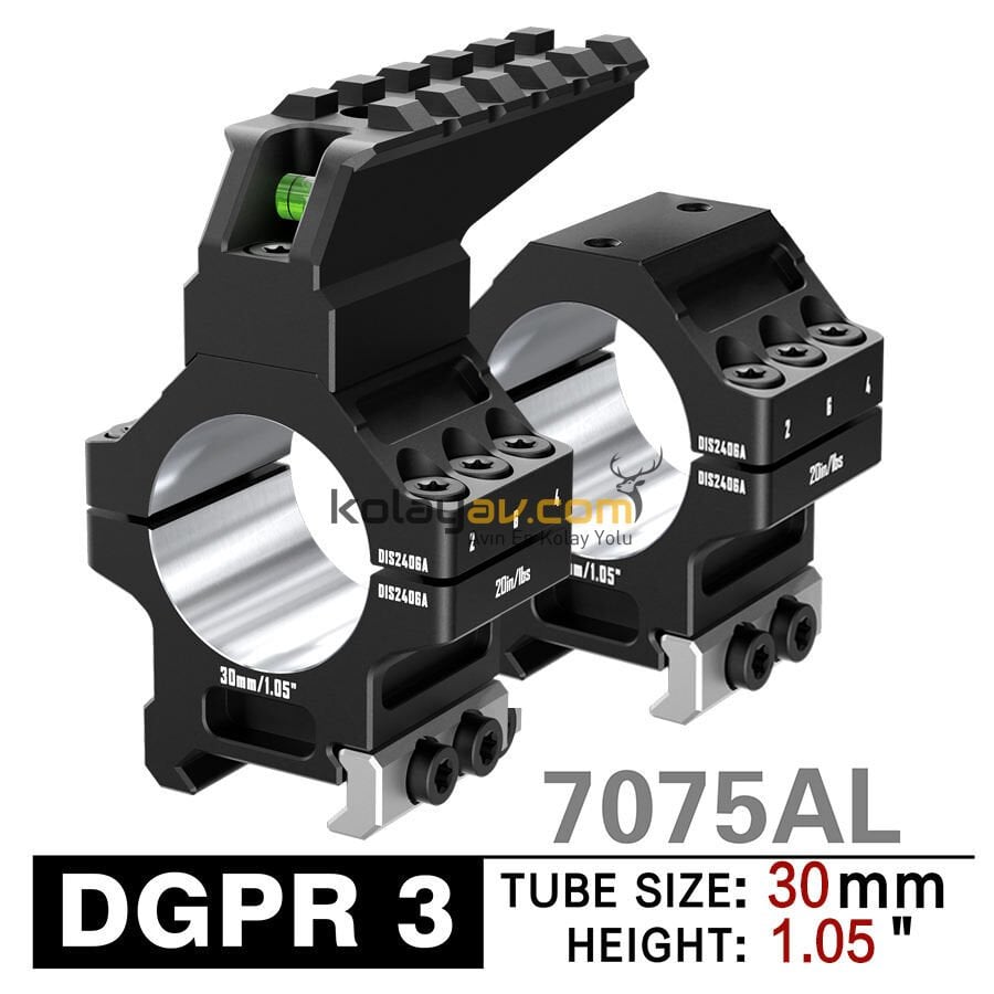 DiscoveryOpt DGPR3 30mm 1.05 İnç Terazili Dürbün Montaj Ayağı