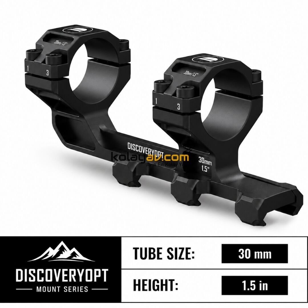 DiscoveryOpt 30mm 1.5 İnç Ultra Hafif Dürbün Montaj Ayağı